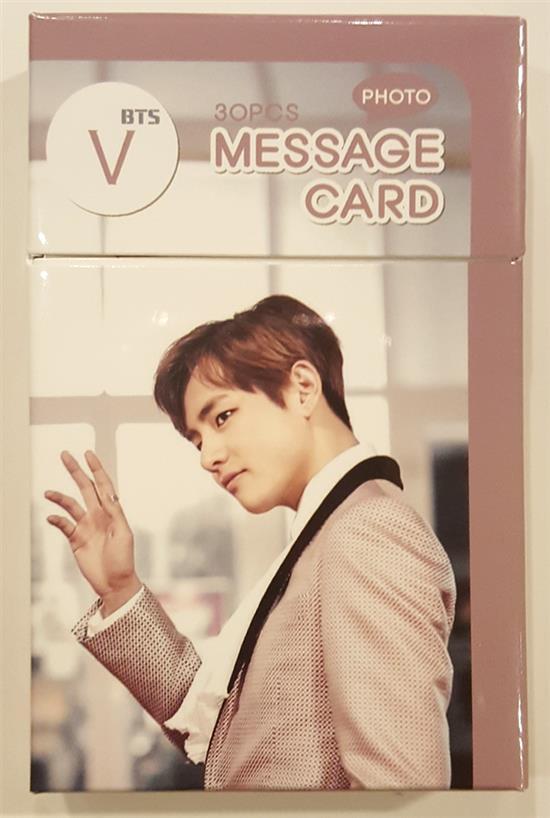 MUSIC PLAZA Goods <strong>뷔 | V</strong><br/>MESSAGE CARDS<br/>30PCS