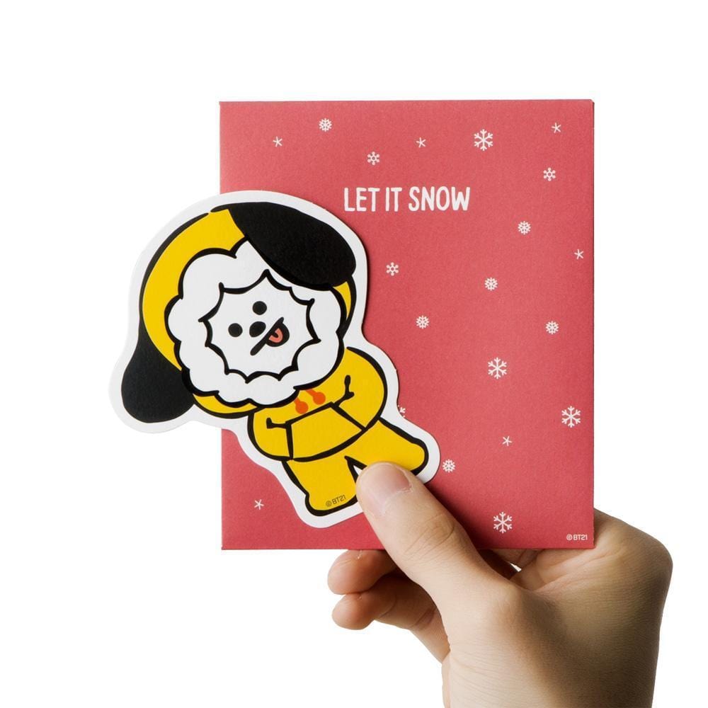 MUSIC PLAZA Goods WINTER BT21 [ CHIMMY ] MESSAGE CARD
