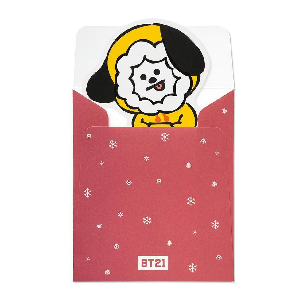 MUSIC PLAZA Goods WINTER BT21 [ CHIMMY ] MESSAGE CARD
