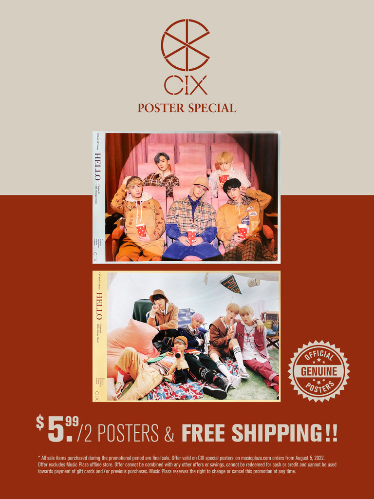씨아이엑스 | CIX | 4TH MINI ALBUM [ HELLO, STRANGE DREAM ] | (2 SET) POSTER SPECIAL
