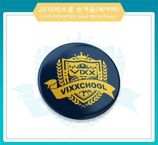 MUSIC PLAZA CD VIXX | 빅스 | OFFICIAL GOODS- VIXXCHOOL METAL HAND MIRROR - NAVY