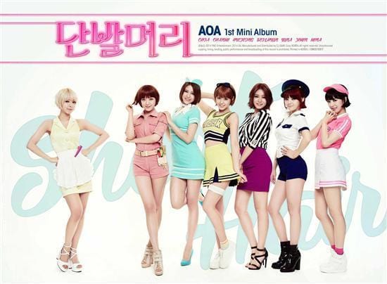MUSIC PLAZA CD <strong>에이오에이 | AOA</strong><br/>1ST MINI ALBUM- SHORT HAIR
