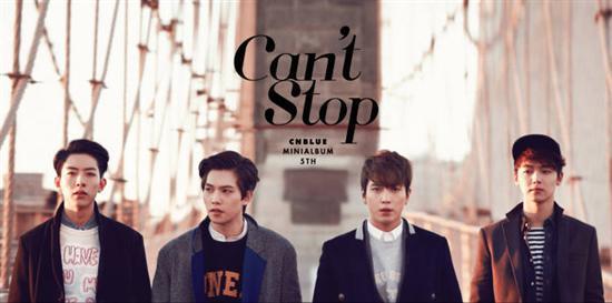 MUSIC PLAZA Poster 씨엔블루 | CNBLUE<br/>CAN'T STOP POSTER<br/>23.6" X 13.4"