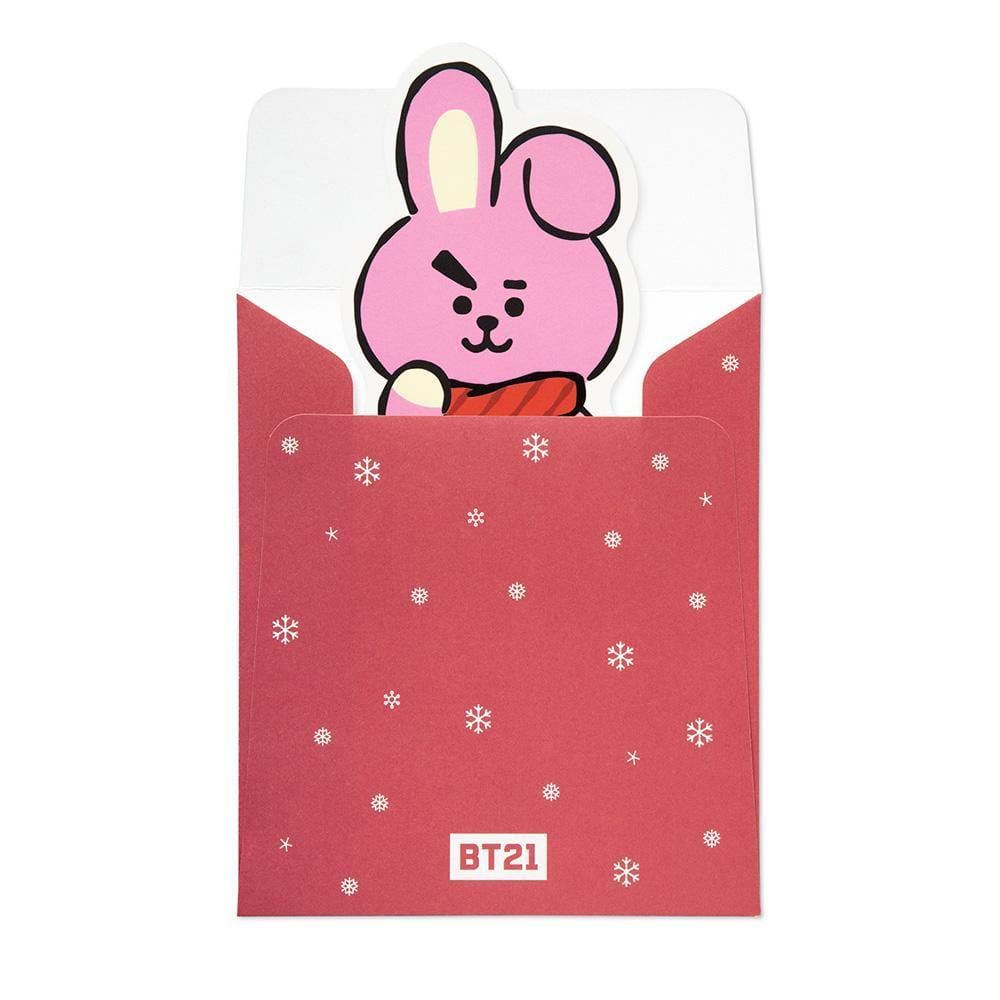 MUSIC PLAZA Goods WINTER BT21 [ COOKY ] MESSAGE CARD