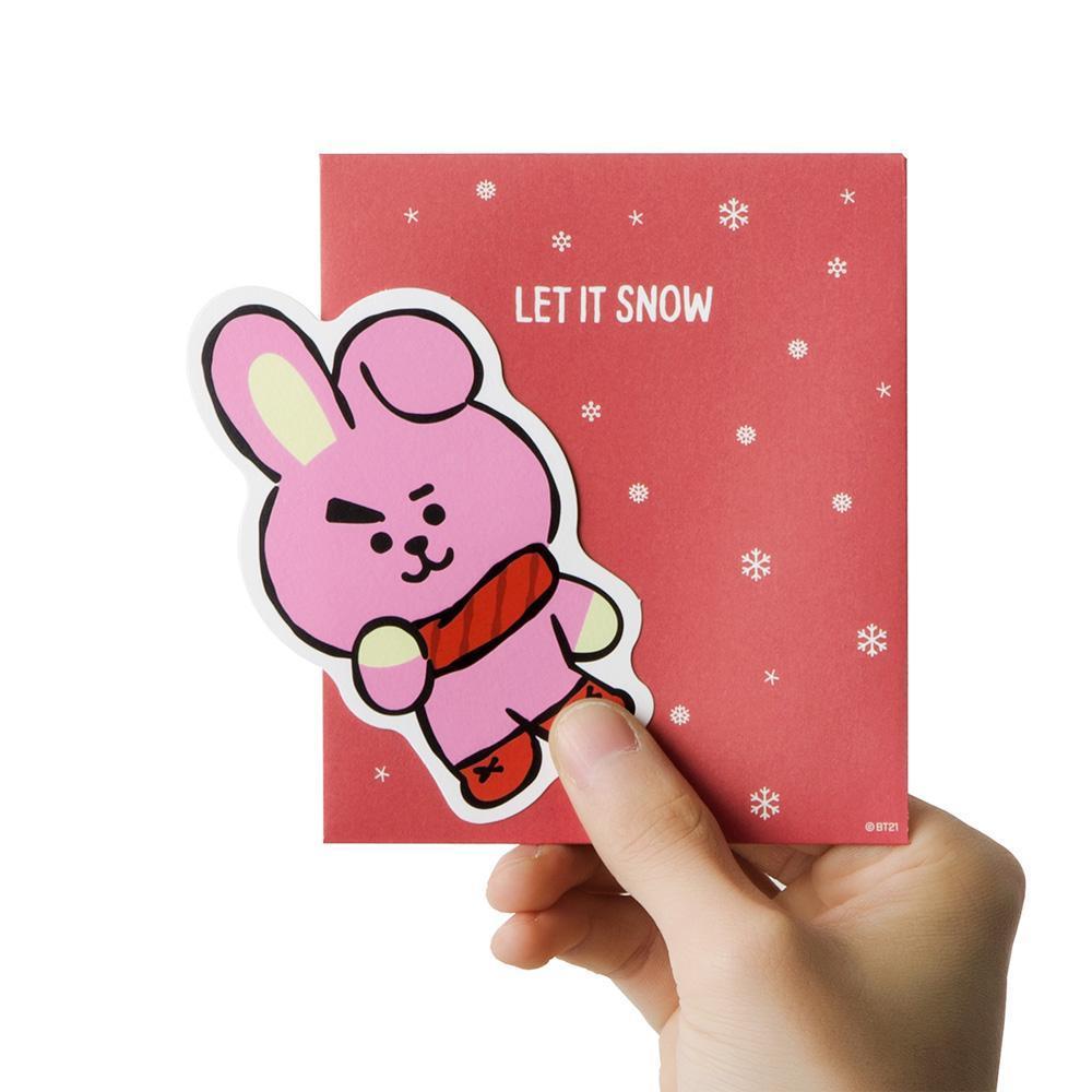 BT21 [ WINTER ] MESSAGE CARD COOKY VERSION - Music Plaza