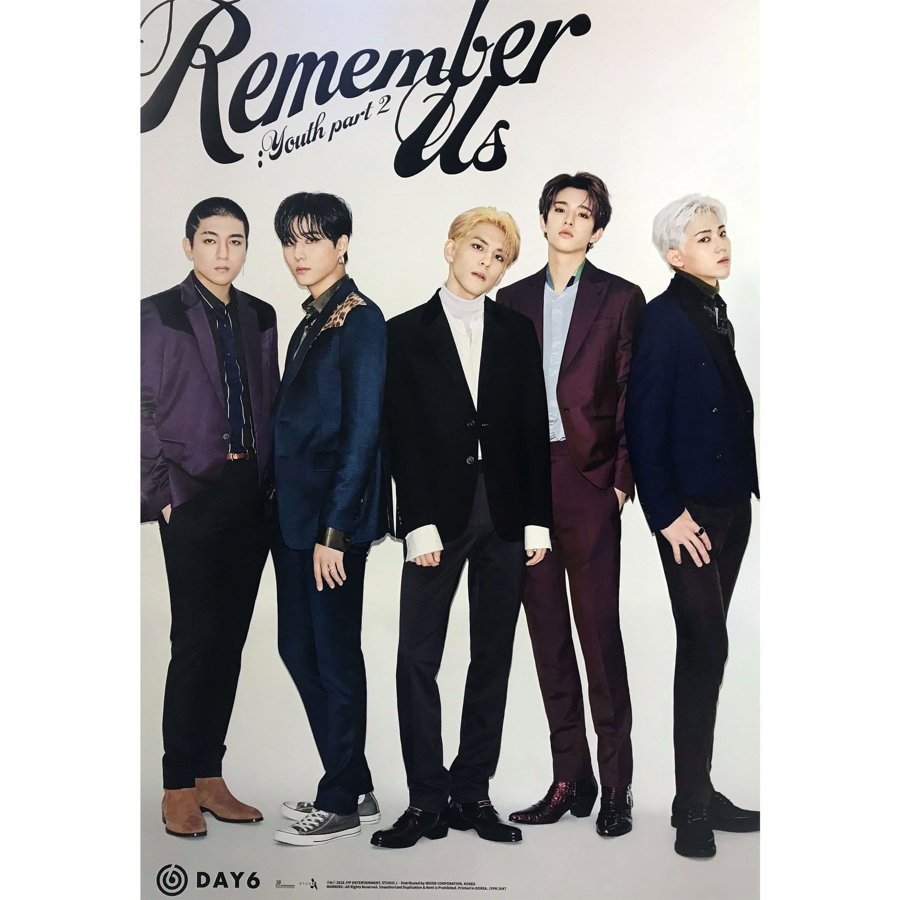 MUSIC PLAZA Poster A. Group 1 데이식스 | DAY6 | 4TH MINI - REMEMBER US : YOUTH PART 2 | POSTER
