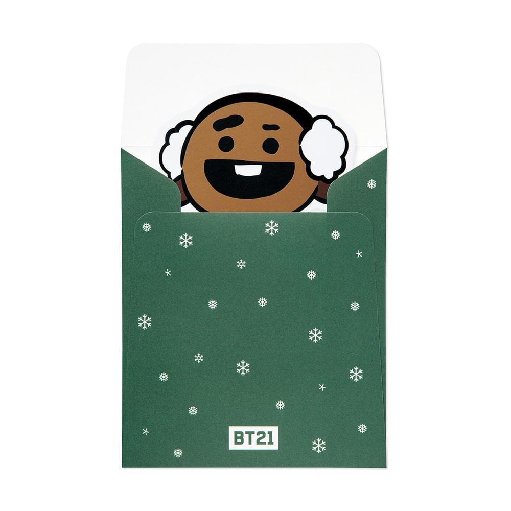 MUSIC PLAZA Goods WINTER BT21 [ SHOOKY ] MESSAGE CARD