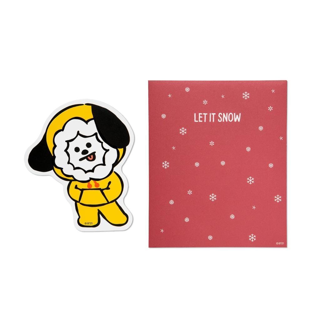 MUSIC PLAZA Goods WINTER BT21 [ CHIMMY ] MESSAGE CARD