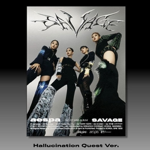 에스파 | AESPA 1ST MINI ALBUM [ SAVAGE ] HALLUCINATION QUEST VERSION
