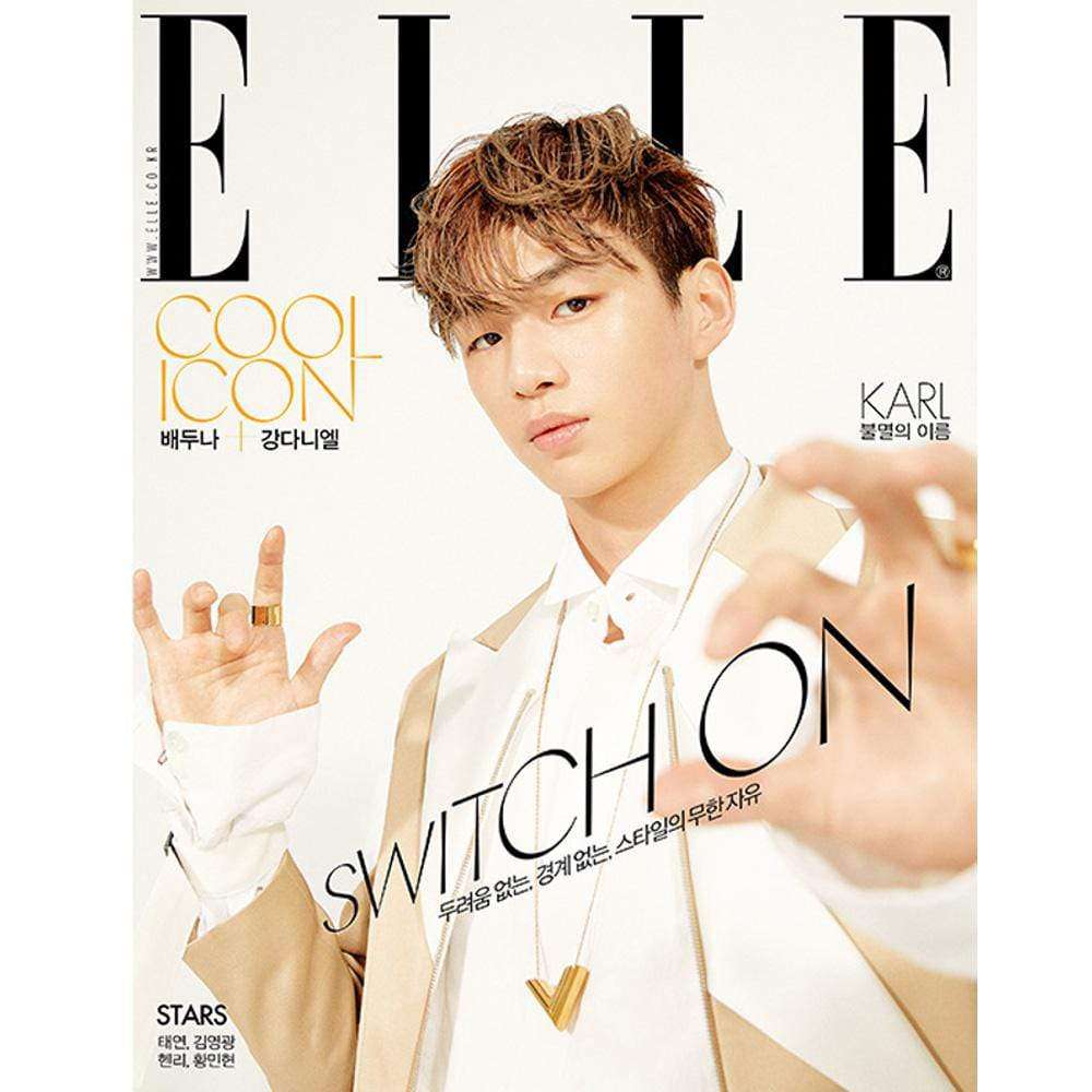 MUSIC PLAZA Magazine 엘르 | ELLE 2019-4 [ COVER - KANG DANIEL ] KOREA MAGAZINE