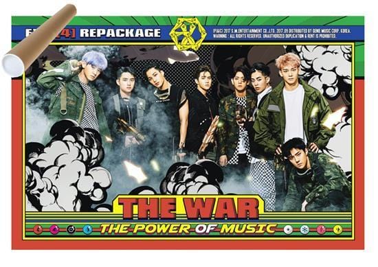 MUSIC PLAZA Poster EXO | 엑소 | THE WAR | POWER OF MUSIC POSTER