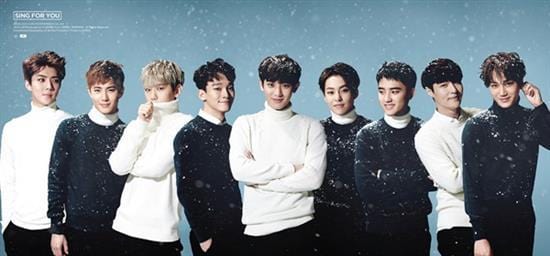 MUSIC PLAZA Poster EXO | 엑소 | SING FOR YOU - B VERSION POSTER 17" X 36"