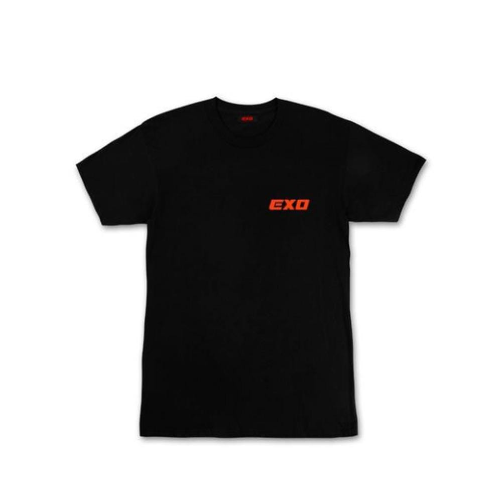 MUSIC PLAZA Goods Small - Medium 엑소 | EXO [ DON'T MESS UP MY TEMPO BLACK T-SHIRTS ] - OFFICIAL MD