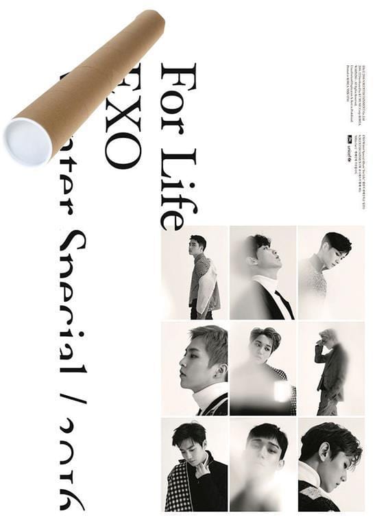 MUSIC PLAZA Poster EXO | 엑소 | WINTER SPECIAL- FOR LIFE WHITE ver. POSTER