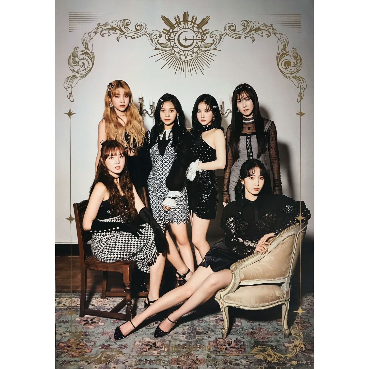 MUSIC PLAZA Poster B. Midnight ver 여자친구| GFRIEND | 2nd - TIME FOR US | POSTER