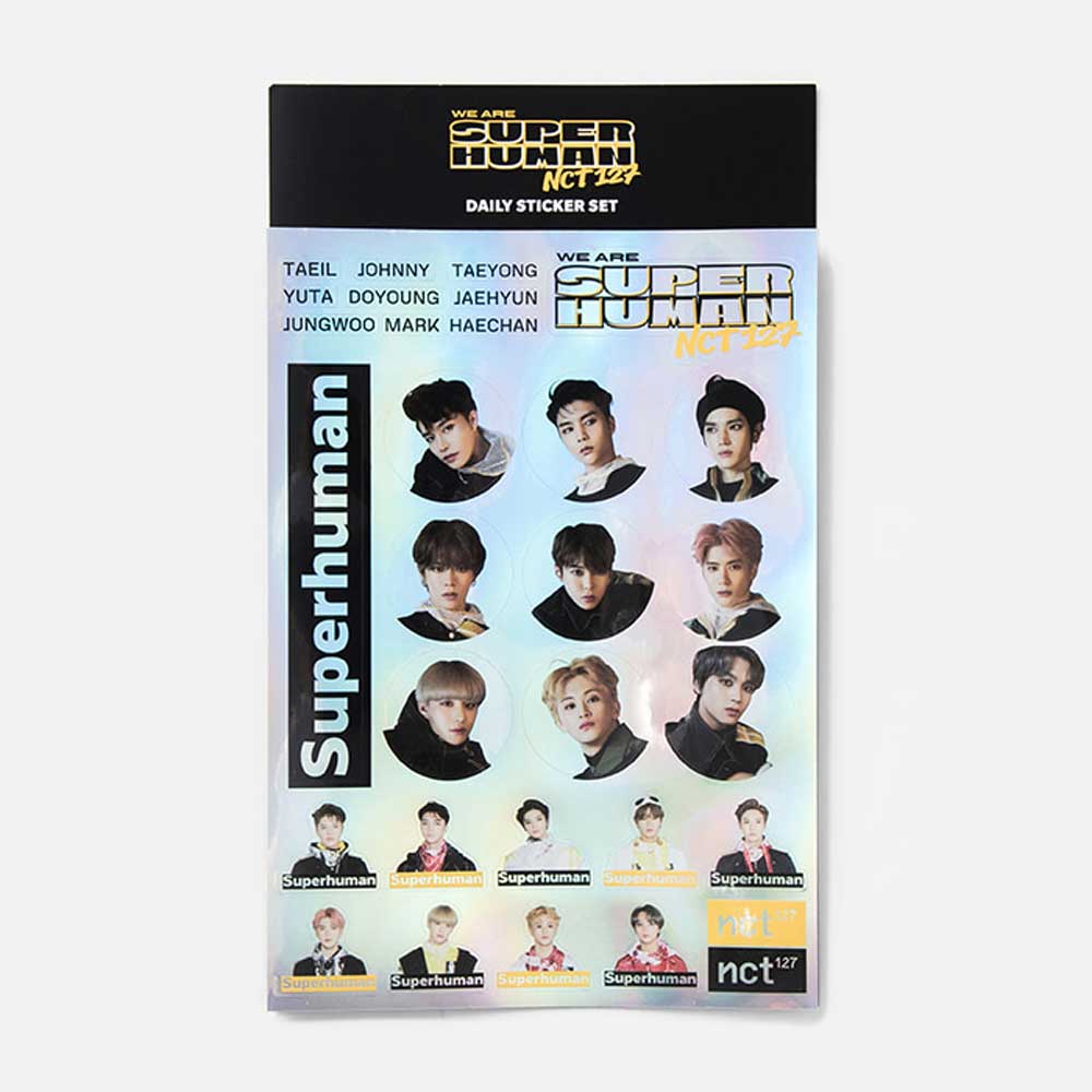 NCT 127 DAILY STICKER SET  [ WE ARE SUPERHUMAN ]
