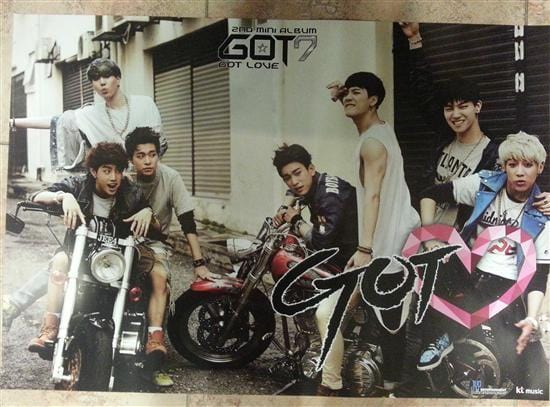 MUSIC PLAZA Poster GOT7 | 갓세븐 | GOT♡ ver.B 30" X 21"