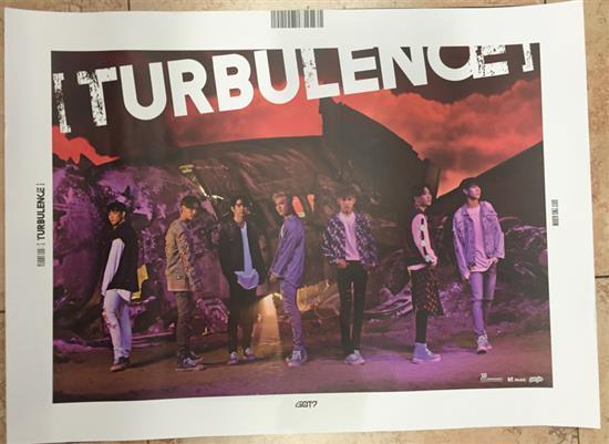 MUSIC PLAZA Poster GOT7 | 갓세븐 | FLIGHT LOG : TURBULENCE A TYPE POSTER