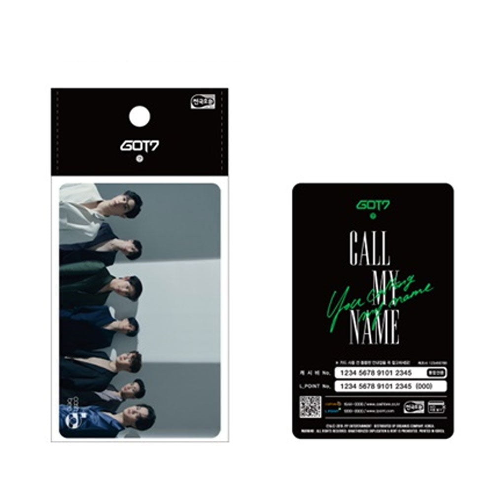 GOT7 * CASHBEE TRAFFIC CARD [ CALL MY NAME ]