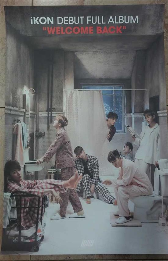 MUSIC PLAZA Poster 아이콘 | IKON<br/>WELCOME BACK FULL ALBUM<br/>POSTER ONLY