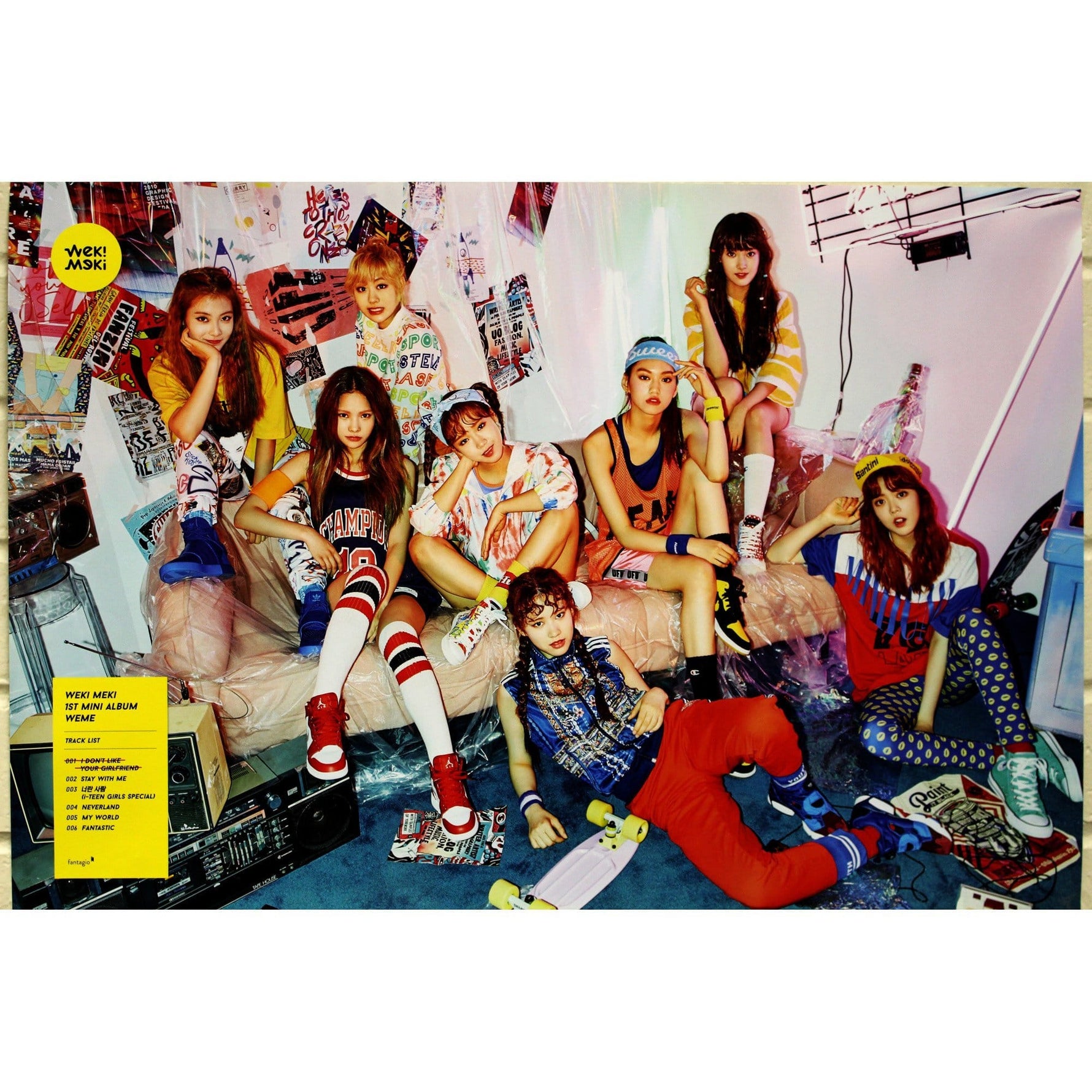 Music Plaza Poster Weki Meki | 1st Mini Album | POSTER