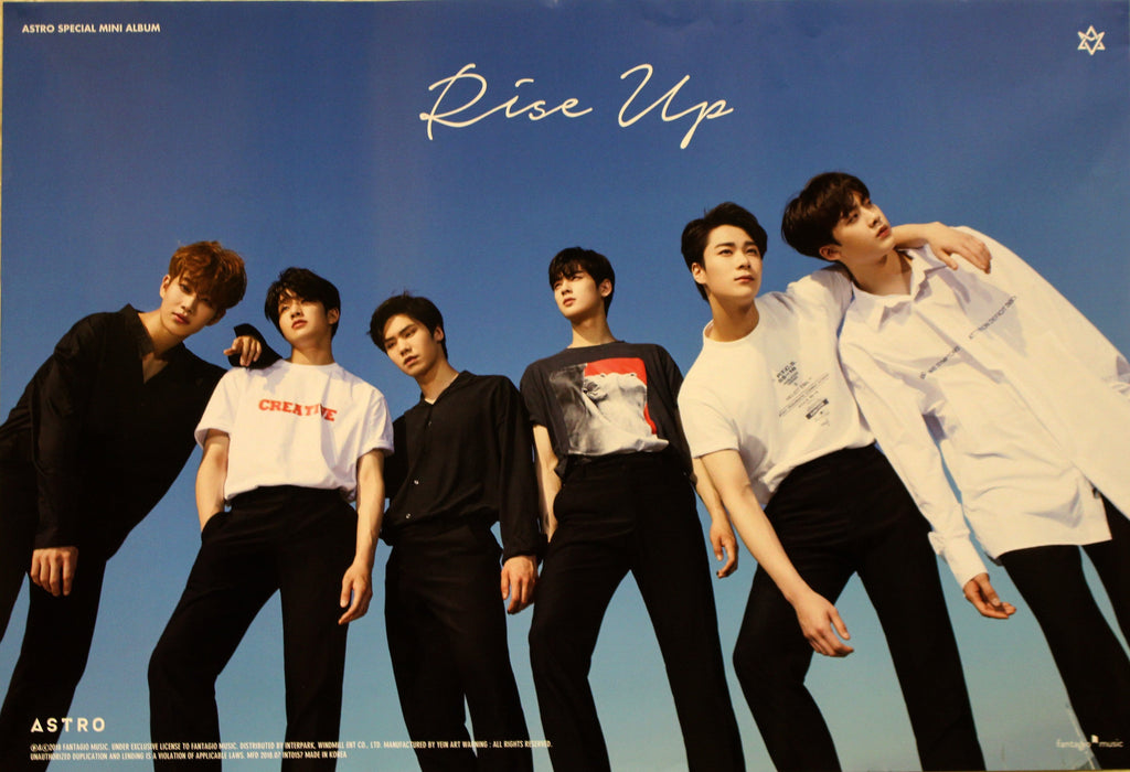 MUSIC PLAZA Poster A. ver 아스트로 | Astro | Rise Up - 2.version | POSTER