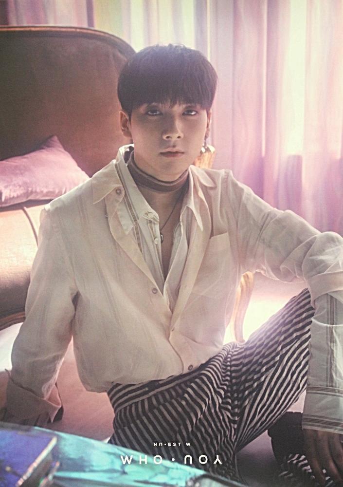 MUSIC PLAZA Poster Nu'est "WHO YOU" Album Aron - POSTER