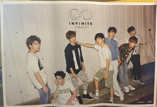 MUSIC PLAZA Poster 인피니트 | INFINITE<br/>REALITY [ B ] VERSION POSTER