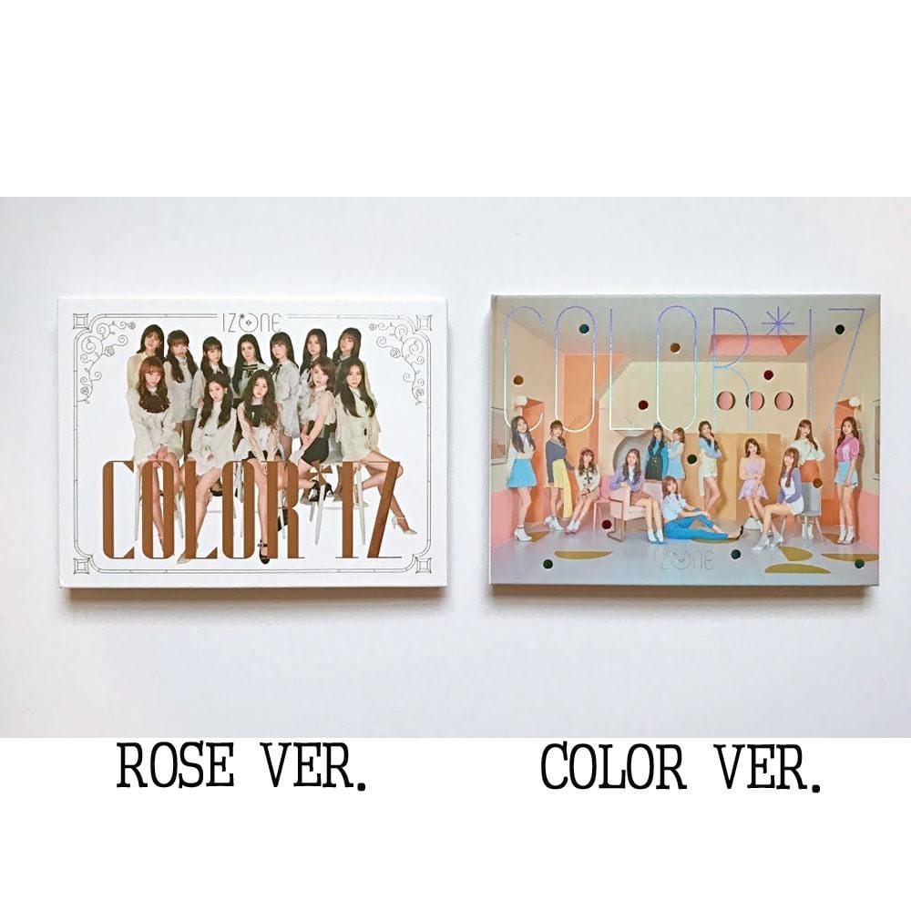MUSIC PLAZA CD ROSE VER. 아이즈원 | IZ* ONE | 1ST MINI ALBUM [ COLOR*IZ ]