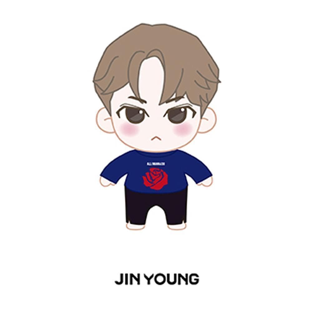 MUSIC PLAZA Goods BAE JIN YOUNG WANNA ONE CHARACTER PLUSH DOLL+ 1 PHOTO CARD | OFFICIAL MD