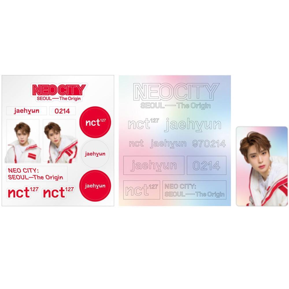 MUSIC PLAZA Goods TAEYONG NCT 127 [ NEO CITY : SEOUL- THE ORIGIN ] LIGHT STICK DECO 2 STICKER+1 PHOTO CARD