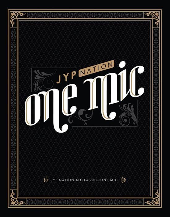 MUSIC PLAZA CD JYP NATION ONE MIC CD + PHOTOBOOK
