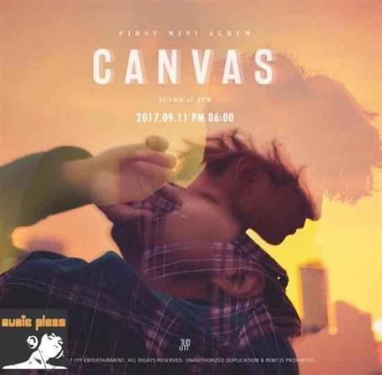 MUSIC PLAZA CD Junho of 2PM | 준호 | 1st Mini Album - Canvas