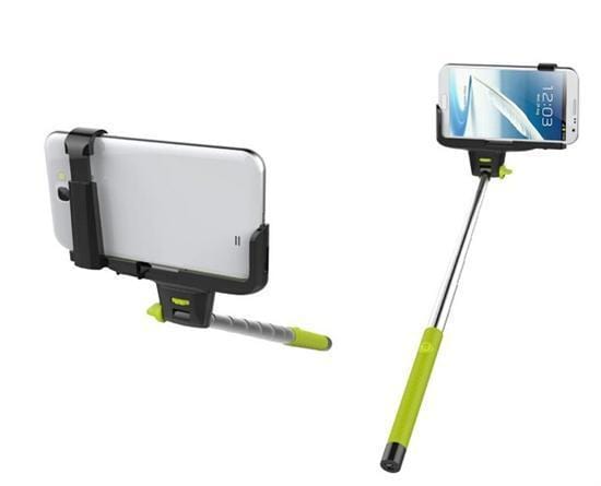 MUSIC PLAZA Goods <strong>셀카봉 | KJSTAR SELFIE STICK BLUTOOTH</strong><br/>GREEN COLOR<br/>