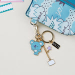 MUSIC PLAZA Goods RJ BT21 METAL KEYRING | OFFICIAL MD