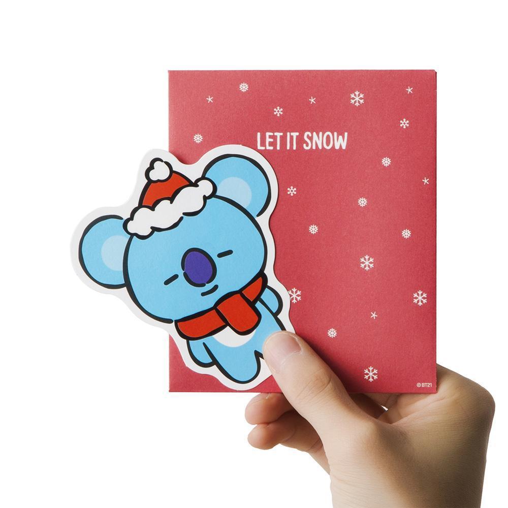 BT21 [ WINTER ] MESSAGE CARD KOYA VERSION - Music Plaza