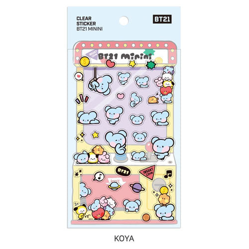BT21 [ MININI ] CLEAR STICKER