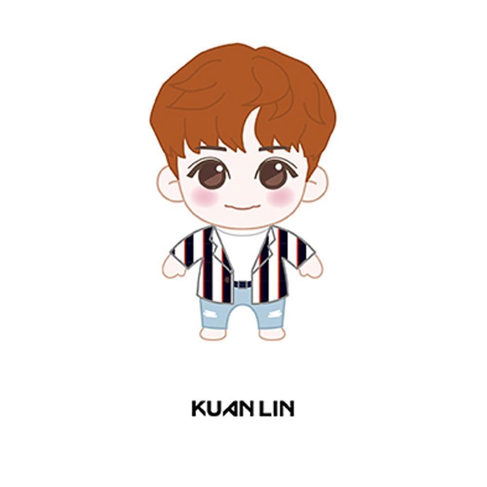 MUSIC PLAZA Goods LAI KUAN LIN WANNA ONE CHARACTER PLUSH DOLL+ 1 PHOTO CARD | OFFICIAL MD