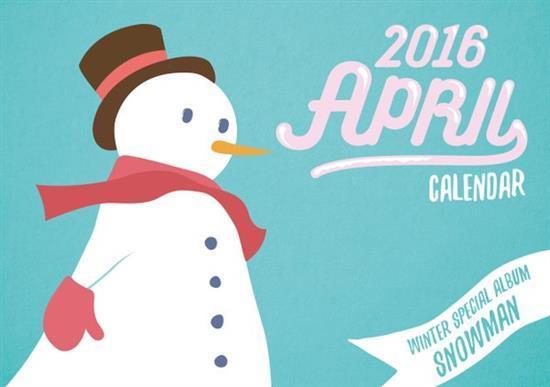MUSIC PLAZA CD <strong>에이프릴 | APRIL</strong><br/>WINTER SPECIAL ALBUM<br/>2016 APRIL CALENDAR