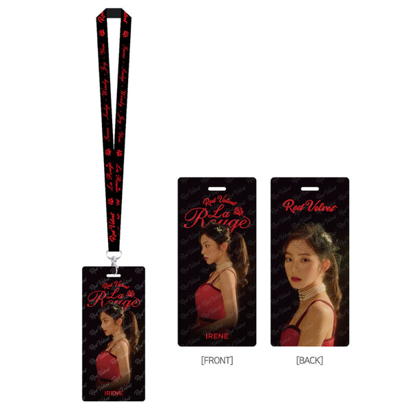레드벨벳 | RED VELVET [ LA ROUGE ] LANYARD + HARD PHOTO - Music Plaza