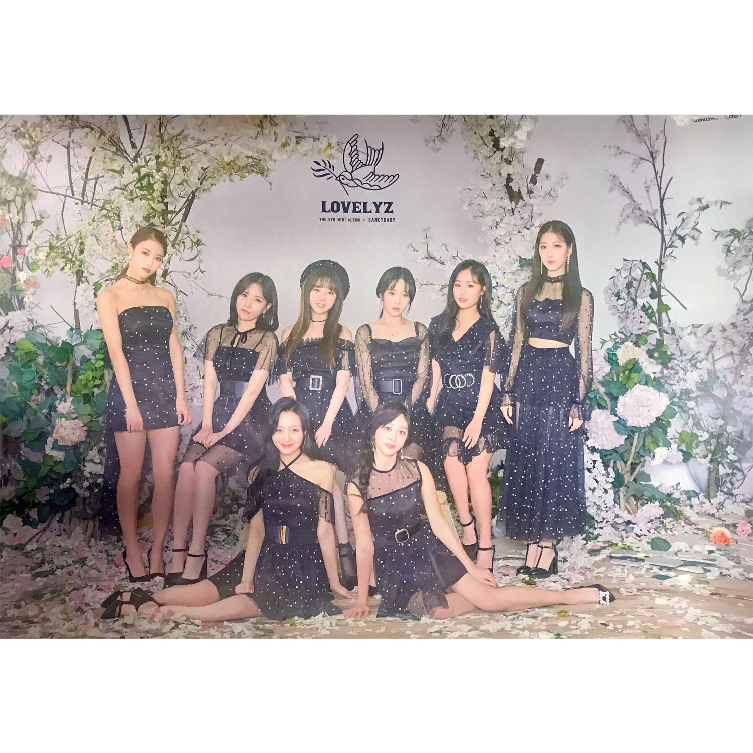 MUSIC PLAZA Poster A. ver 러블리즈 | LOVELYZ | 5TH MINI ALBUM - SANCTUARY | POSTER