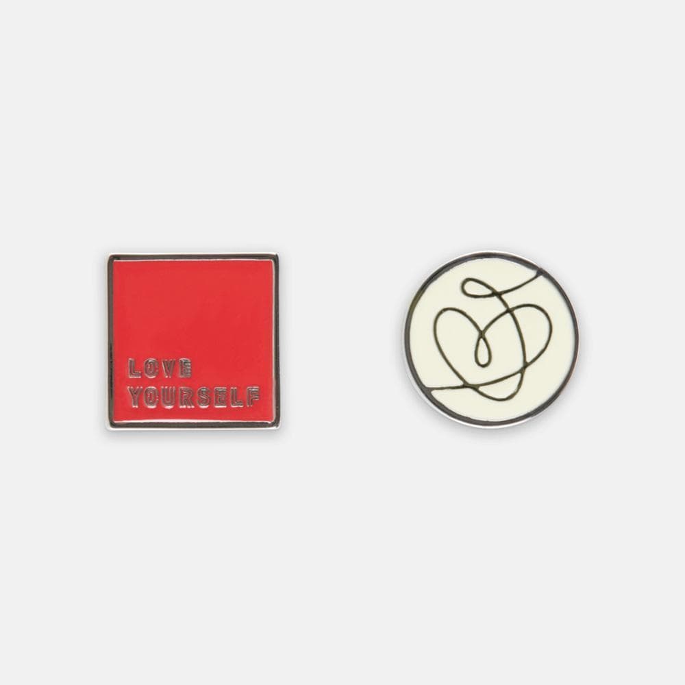 MUSIC PLAZA Goods BTS LOVE YOURSELF CONCERT MD [ METAL BADGE SET ]