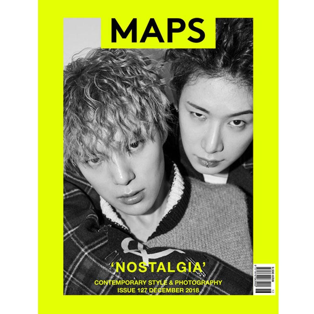 MUSIC PLAZA Magazine 맵스 | MAPS 2018-12 [ COVER- MONSTA X ] KOREA MAGAZINE