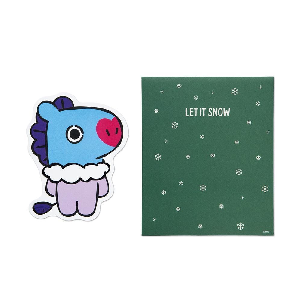 BT21 [ WINTER ] MESSAGE CARD MANG VERSION - Music Plaza