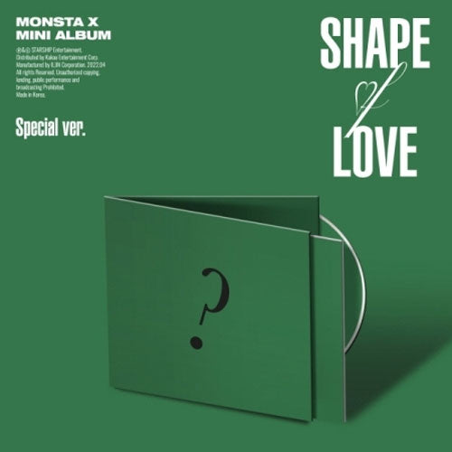 몬스타엑스 | MONSTA X 11TH MINI ALBUM [ SHAPE of LOVE ] SPECIAL VER.