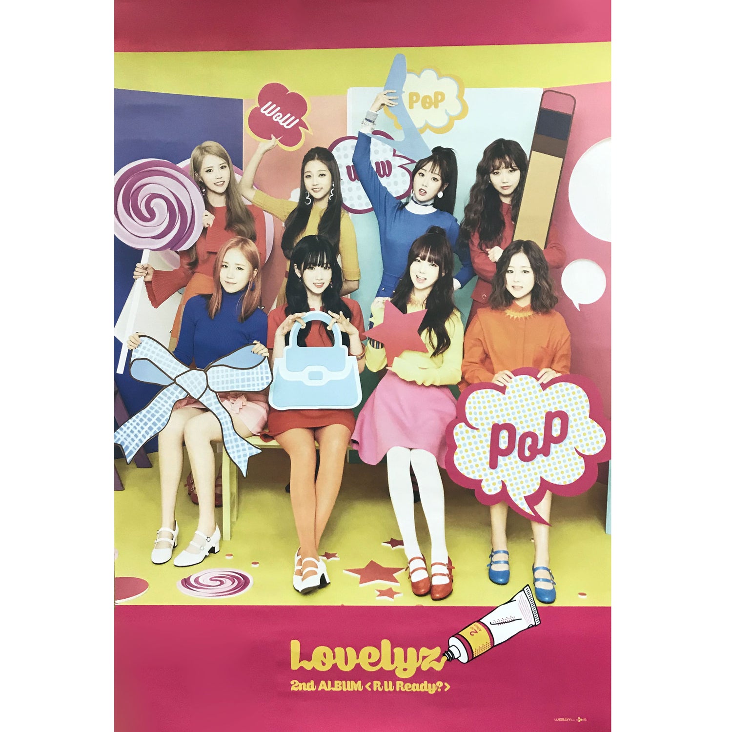 러블리즈 | LOVELYZ | 2ND ALBUM [ R U READY? ] | (PINK VER.) POSTER ONLY