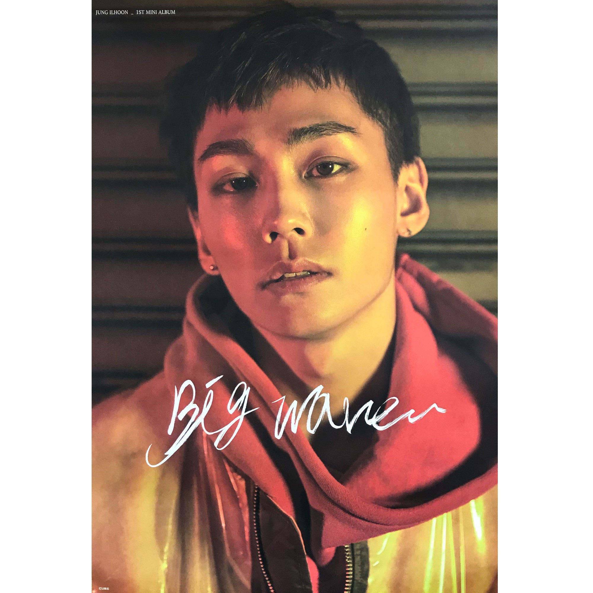 정일훈 | JUNG ILHOON | 1ST MINI ALBUM [ BIG WAVE ] | POSTER ONLY