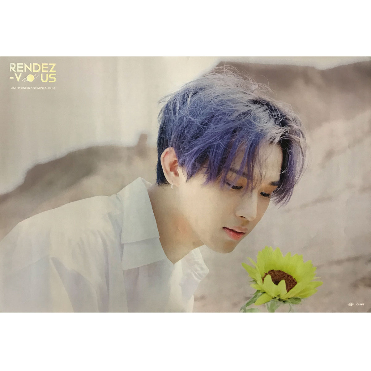 LIM HYUNSIK | 1st mini album [RENDEZ-VOUS] | (VERSION A) POSTER ONLY