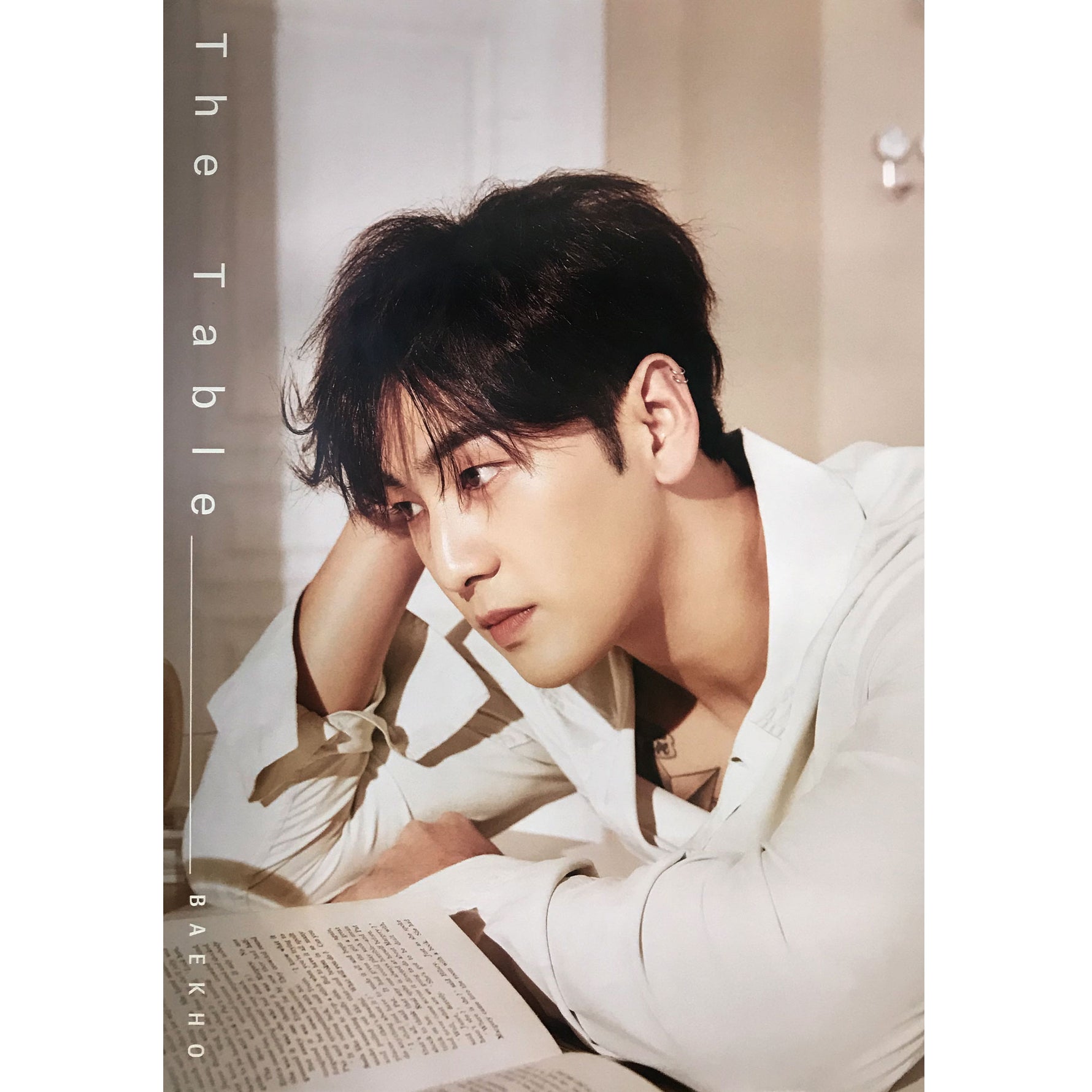 NU'EST | 7th mini album [THE TABLE] l (BAEKHO) POSTER ONLY