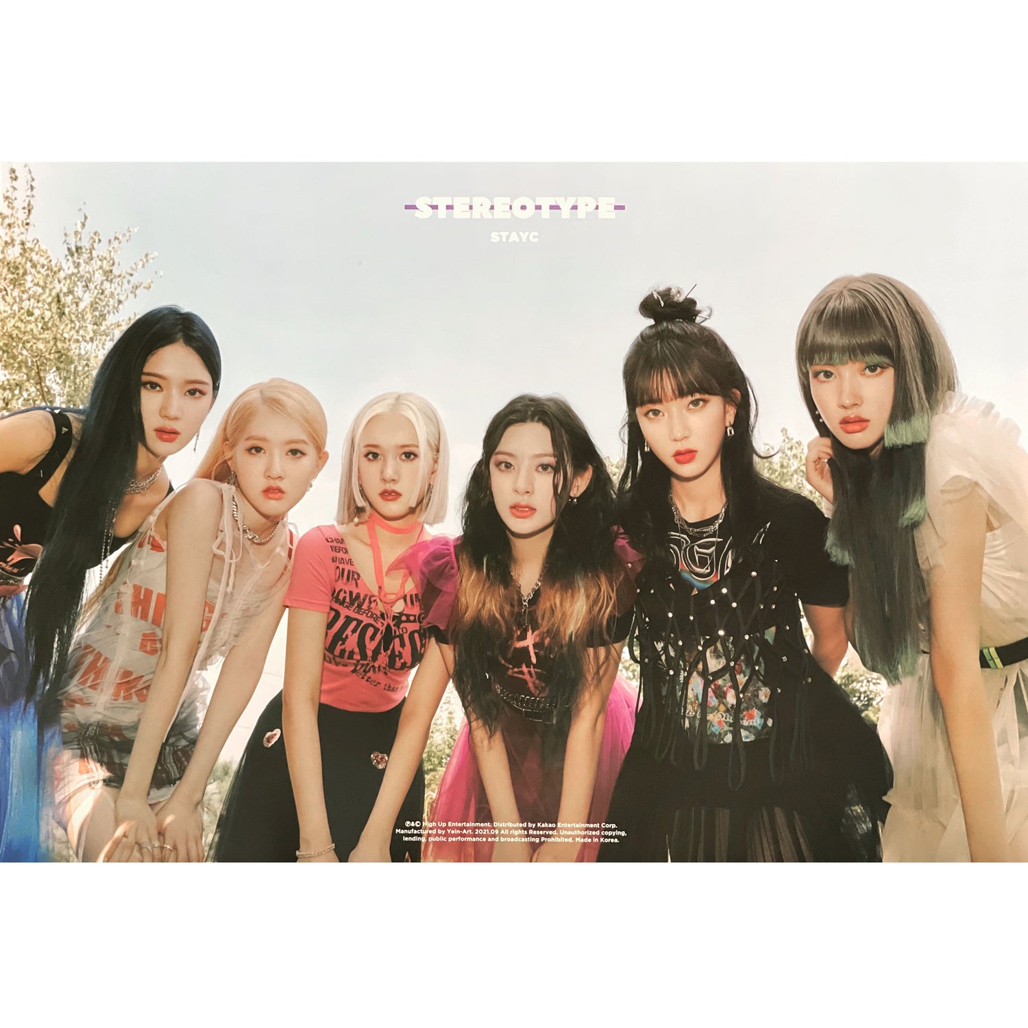 스테이씨 | STAYC | 1ST MINI ALBUM [ STEREOTYPE ] | (A-1 VER.) POSTER ONLY
